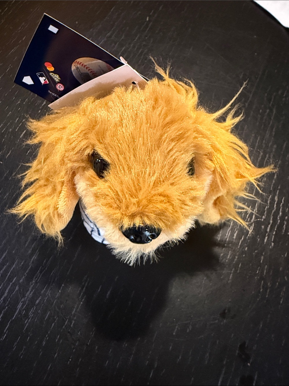 Plush Golden Dog Stuffed Animal - Soft Brown Plush New York Yankees Key Chain